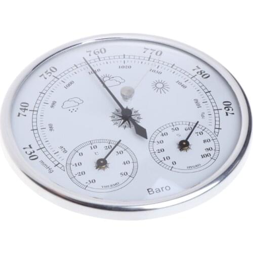 Household Weather Station Barometer Thermometer Hygrometer Wall Hanging