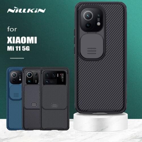 Nillkin For Xiaomi Mi 11 5G Camshield Slide Camera Protection Cover Hybrid Slim Case For Xiaomi Mi 11 Pro Mi11 Ultra 5G Cases