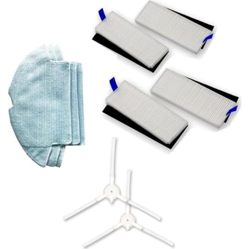 Vacuum Cleaner HEPA Filter Sponge Side Brush Mop Cloth for 360 S6 Robotic Vacuum Cleaner Filter parts Accessories