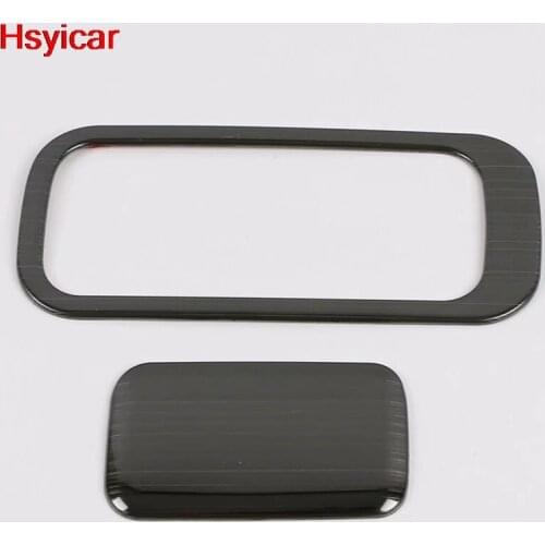 Hsyicar For Kia Cerato k3 4 2019 LHD Copilot Glove Storage Box Handle Cover Trim Styling Interior Accessories Stainless Steel