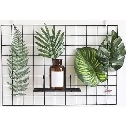 Artificial Plant Waterproof A Tropical Plant Leaf Green Fake Plant Photo Props Plastic Artificial Coconut Palm Leaf for Wedding
