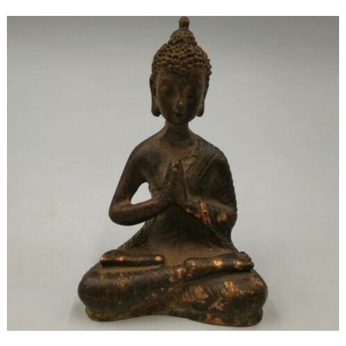 Exquisite Chinese Old brass Medicine Buddha crafts statue