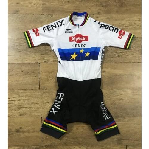 LASER CUT Skinsuit 2020 ALPECIN FENIX TEAM EU Bodysuit SHORT Cycling Jersey Bike Bicycle Clothing Maillot Ropa Ciclismo