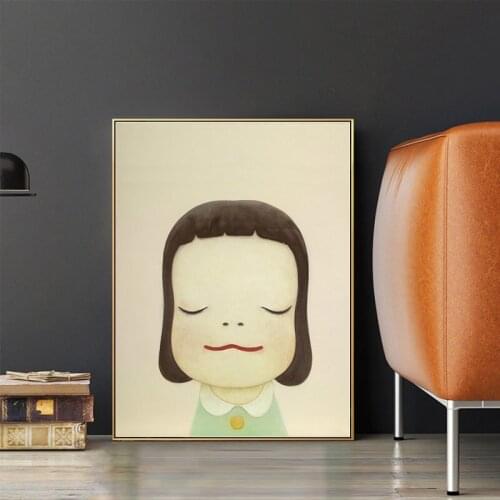 Cartoon Cute Fat Girl Canvas Painting Wall Art Nordic Posters and Prints Wall Pictures for Living Room Decoration Frameless