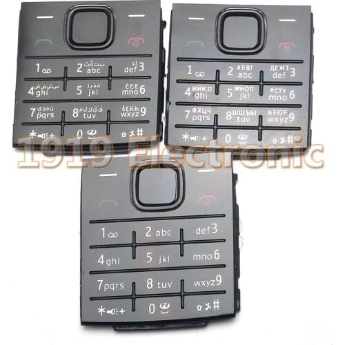 New Main Menu English Or Russian Keypad Keyboard Buttons Cover Case Housing For Nokia x2-00 x200