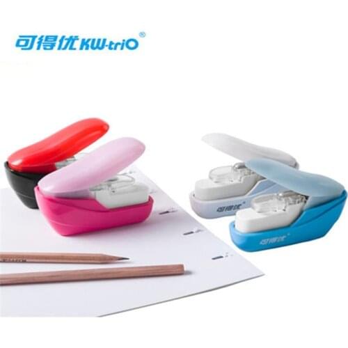 Office needleless stapler student supplies hand held Mini creative stapler