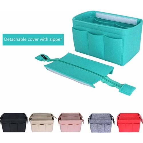 Cosmetic Organizer Felt Insert Bag For Handbag Travel Inner Purse Portable Make up Bags Fits Neverfull MM GM PM Speedy