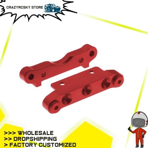 Machined Alloy Front Suspension Holder Set For Rc Hobby Model Car 1-10 Vrx Octane Vetta Karoo Ftx Outlaw Upgraded Hop-Up Parts