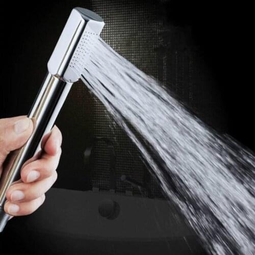 All-copper Head and Tail Stainless Steel Shower Nozzle Rust-proof Pressurized Water-saving Handheld Household Shower Hot H8065