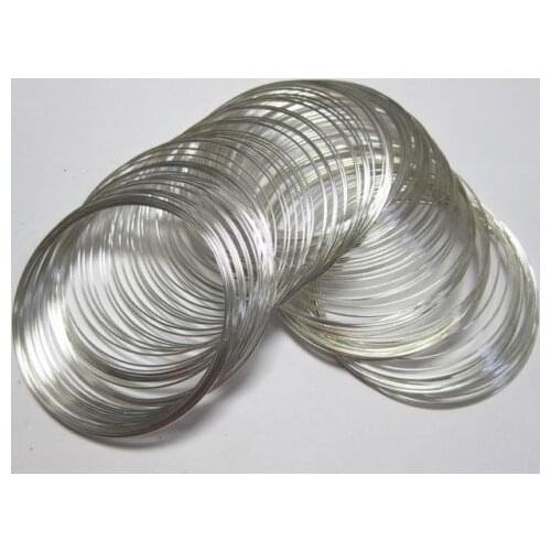 100 Loops Memory Beading Wire for Bracelet Bangle Cuff 60mm