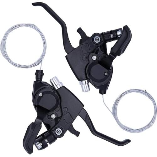 EF51-7 /EF51-8 Mountain Bike Brake Lever Alloy Brake Handle Lever Cover 3x7/3x8 Speed Shifter Bike MTB Fixed Gear Accessories