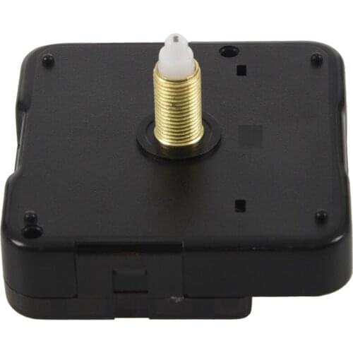 DIY High Torque Clock Mechanism, 3/ 10 Inch Maximum Dial Thickness, 4/ 5 Inch Total Shaft Length (Black)