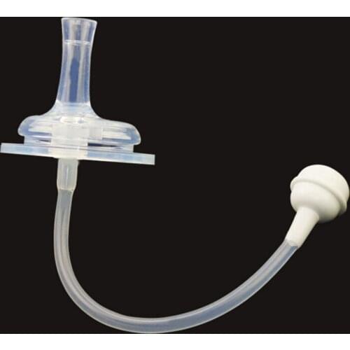 Anti Flatulence Silicone Wide Neck Baby Feeding Bottle Straw Accessories Bottle Drinking Cup Straw Cup Wide Mouth Nozzle