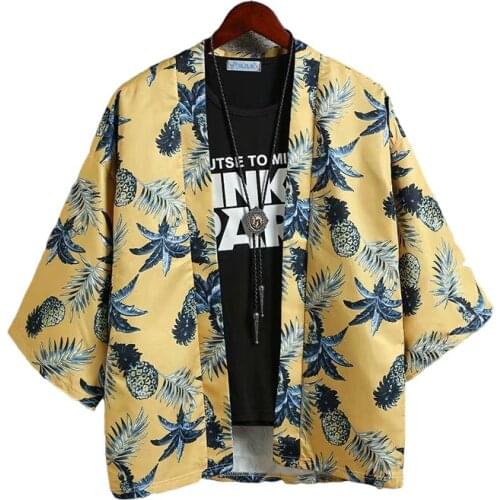 Geskeey Sun Proof Clothes Style Daopao Couple Guochao Ancient Chinese Kimono Japanese Summer Element Thin Coat