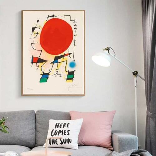 Modern Joan Miro Surrealism Art Posters And Prints Canvas Painting Pictures On The Wall Abstract Decorative Home Decor Cuadros