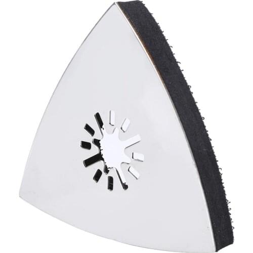1pc New 80mm Sanding Pads Triangular Polishing Sanding Pad Abrasive Tools Oscillating Multi Tool for Multimaster