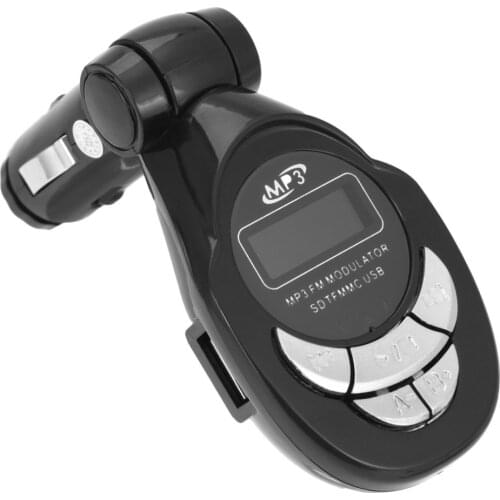 1pcs 2017 New Car MP3 Player Wireless FM Transmitter Modulator USB CD MMC Remote 206 FM channels Drop shipping&Wholesale Hot dfd