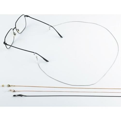 1pcs 75cm Mask Lanyard Glasses Chain Women Reading Anti Slip Glasses Holder Rope Anti-lost Mask Double Hook Snake Chain