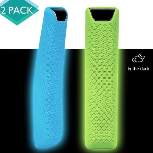 2PCS Silicone Protective Cover Soft Case for Samsung Smart TV Voice Version Remote Control