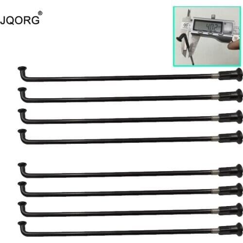 8G 4.0 mm 304 Stainless Steel Material Motorcycle Spokes Match With 18 mm Length Black Color Brass Nipples Length Be Customized