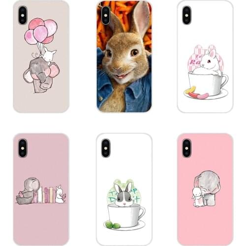 Accessories Phone Cases Covers For Xiaomi Mi4 Mi5 Mi5S Mi6 Mi A1 A2 5X 6X 8 9 Lite SE Pro Mi Max Mix 2 3 2S Cute Elephant Rabbit