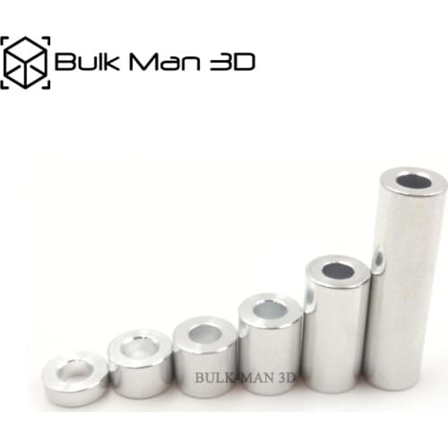 Aluminum Spacers 20mm, 35mm, 1-1/2", 40mm for DIY CNC Router Machine / 3D Printer -20pcs