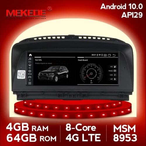 MSM8953 Android10 car radio player for BMW 7 Series E65 E66 2001~2008 Multimedia Built-in carplay 4G 1920X720P Blu-ray screen