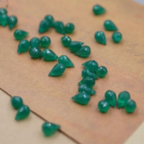 5pieces AAA loose beads drop faceted quartz emerald/green color 9-10mm for DIY jewelry making FPPJ wholesale beads nature