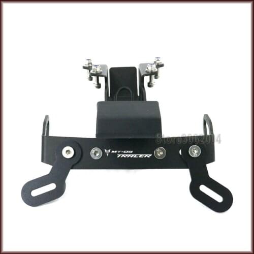 For YAMAHA MT09 MT-09 Tracer FJ-09 FJ09 2015 - 2018 2017 Motorcycle Tail Tidy Registration License Plate Holder Bracket LED CNC