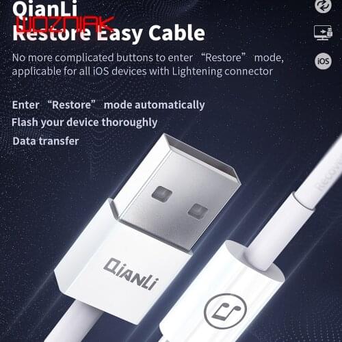 Qianli iDFU Cable Easy Flash Tool Enter Restore Mode Automatically Device By Data Transfer Cable