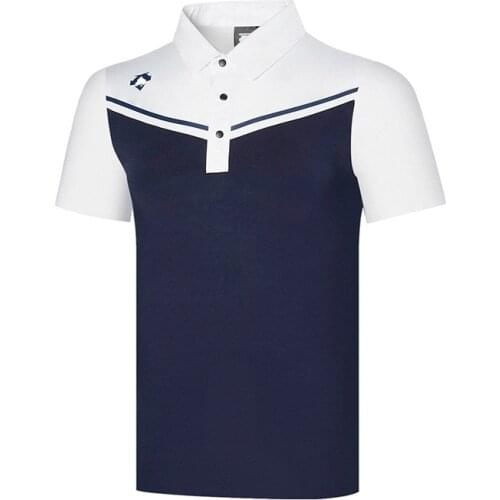 Golf Mens short-sleeved t-shirt summer 2021 Golf quick-dry breathable Polo shirt slim sport casual shirt