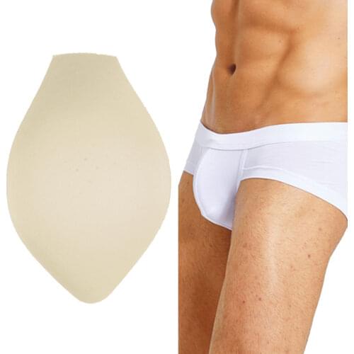 Men Enlarge Penis Pouch Pad Breathable Sponge Foam Insert Protect Pads Underwear Bulge Lift Enhancing Cup Male Intimate Enhancer