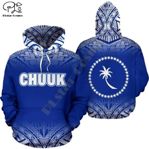 New Brand Island Chuuk Country Flag Tribal Culture Retro Streetwear Tracksuit Men/Women Pullover 3DPrint Funny Casual Hoodies 11
