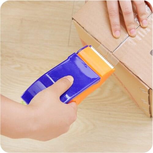 Plastic Sealing Packer Tape Dispenser Packaging Parcel 48mm Width Roller Tape Cutter Sealing Tape Holder Manual Packing Machine