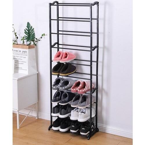 10 Simple Shoe Rack Easy to Install Shoes Storage Shelf Space Saver Shoe Cabinet