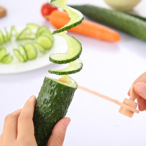 1Pc Carrot Spiral Slicer Kitchen Vegetable Spiral Manual Slicers Kitchen Cutter Cucumber Cutter Home Cooking GadgetsTools