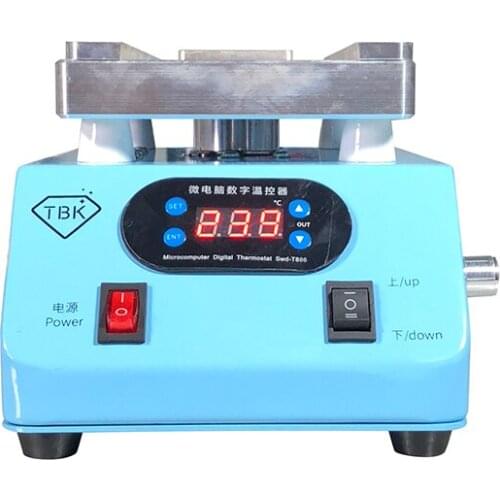 TBK 238 Automatic for Phone Glass Rear Cover Separator Machine For iPhone X 8G 8P Broken Back Glass Removing