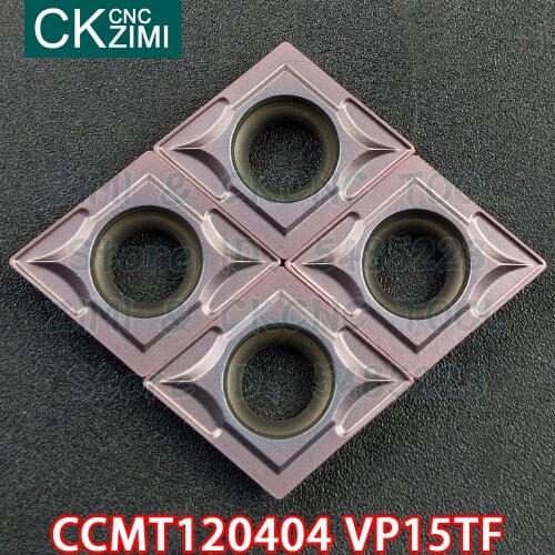 CCMT120404 VP15TF CCMT 120404 VP15TF Carbide Inserts Turning Inserts Tools Milling Cutter CNC Cutting Tools for stainless steel