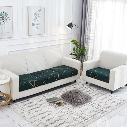 Thicken Sofa Cushion Cover Elastic Living Room Printed Chair Cushion Covers Couch Pet Anti-Scratch Slipcove Spandex