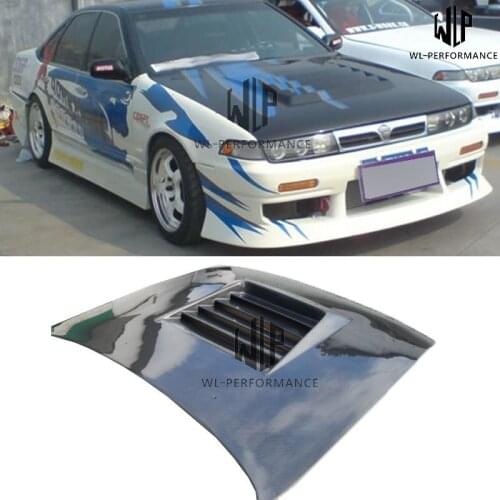 High Quality Carbon Fiber Hood Engine Bonnet Car Styling For Nissan Cefiro A31 Car Body Kit