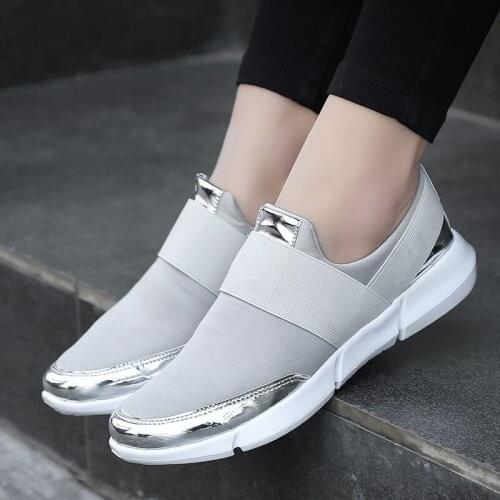 Tenis Feminino Plus Size 42 2019 Breathable Women Tennis Shoes Soft Elastic Comfortable Sneakers Stable Non-slip Fitness Shoes