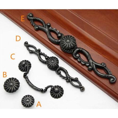 1pc 3.75'' 5'' Drawer Knobs Pulls Handles Dresser Bail Drop Pulls Rustic Kitchen Cabinet Pull Knob Door Handle Back Plate