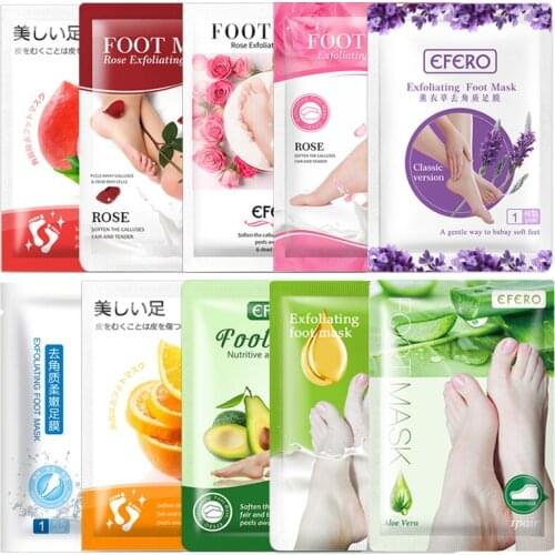 10Pair Whitening Foot Mask Moisturizing Peeling Socks for Pedicure Exfoliating Foot Mask for Legs Nourish Anti-drying Foot Care
