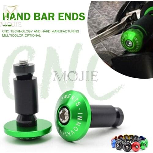 22mm Aluminum Motorcycle Handle Hand Bar Ends Handlebar Grips Ends For Kawasaki Z1000 Z 1000 2010-2017 2016 2015 2014 2013 2012