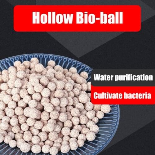 Aquarium Fish Tank Filter Material Hollow Quartz Ball Nitrification Bacteria House Ceramic Ring Activated Carbon Coral Bone