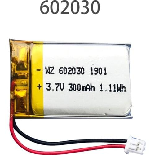 602030 Battery Appliance Bluetooth Headset Sound Beauty Instrument LED Light 3.7V Lithium Battery