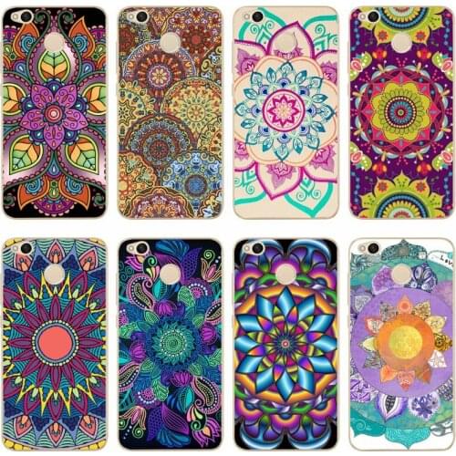 Mandalas Picture the cover of mobile phone case TPU soft case for redmi4A 4X 5 5a 5Plus note4 4X 5 for xiaomi4 5 5X 6X 8 miX2S