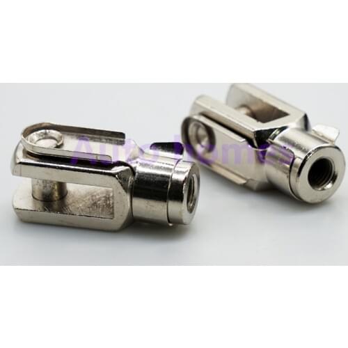 MA/MAL mini pneumatic air cylinder parts M4 M5 M6*1 M8*1.25 M10*1.25 M12*1.25 buckle rod joint Y joint with clip