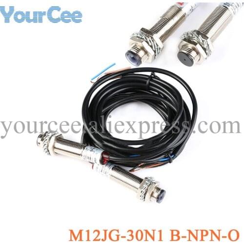 1 Pair M12 M12JG-30N1 Laser Photoelectric Switch Sensor Laser Sensor Switch NPN Normally Open NO B-NPN-O 20 Meters Long distance