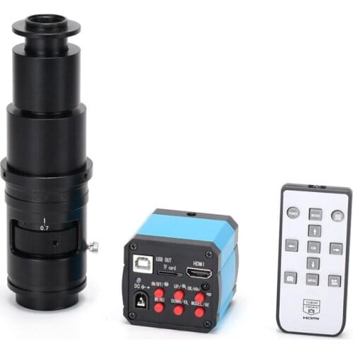 Hayear 14MP Microscope Camera HDMI-Compatible 1080P FHD USB Industry Digital Microscope with 400X Lens for Phone PCB Repair